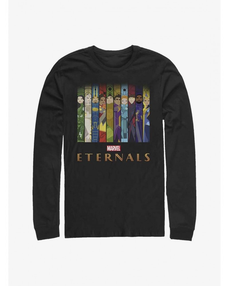 Marvel Eternals Panels Long-Sleeve T-Shirt $8.16 T-Shirts