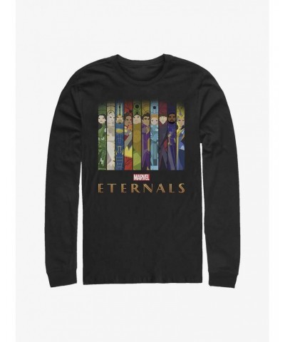 Marvel Eternals Panels Long-Sleeve T-Shirt $8.16 T-Shirts