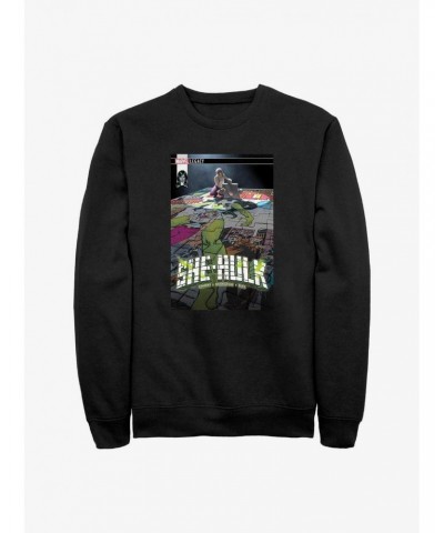 Marvel She Hulk Puzzle Comic Cover Sweatshirt $12.69 Sweatshirts