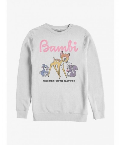 Disney Bambi Friends With Nature Sweatshirt $13.87 Sweatshirts