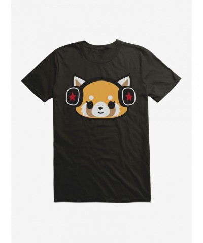 Aggretsuko Metal Headphones T-Shirt $8.80 T-Shirts