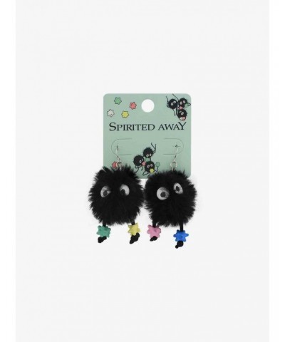 Studio Ghibli Spirited Away Soot Sprite Fuzzy Drop Earrings $3.07 Earrings