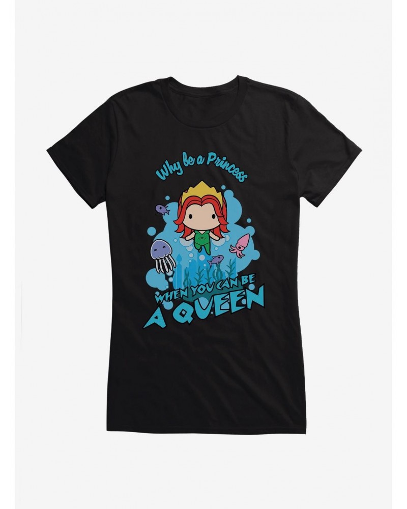 DC Comics Aquaman Chibi Queen Mera Girls T-Shirt $8.96 T-Shirts