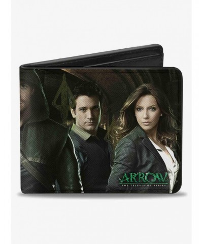 DC Comics Arrow 5 Character Group Pose Bifold Wallet $9.20 Wallets