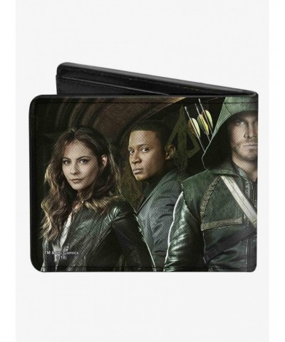 DC Comics Arrow 5 Character Group Pose Bifold Wallet $9.20 Wallets