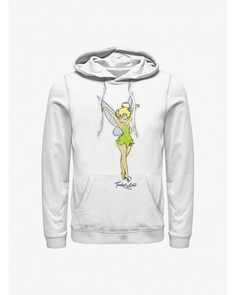 Disney Tinker Bell Tink Watercolor Hoodie $12.93 Hoodies