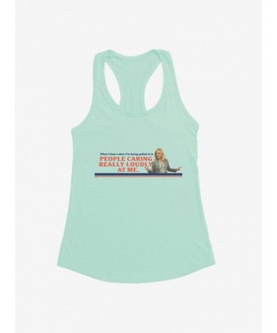 Parks And Recreation People Caring Loudly Girls Tank $6.80 Tanks