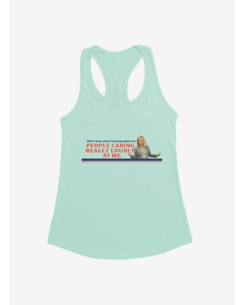 Parks And Recreation People Caring Loudly Girls Tank $6.80 Tanks