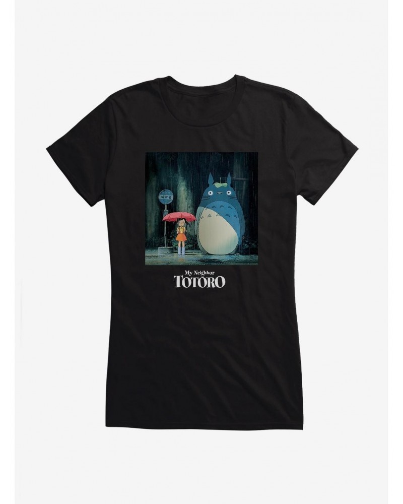 Studio Ghibli My Neighbor Totoro Bus Stop Girls T-Shirt $8.96 T-Shirts