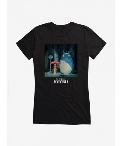 Studio Ghibli My Neighbor Totoro Bus Stop Girls T-Shirt $8.96 T-Shirts