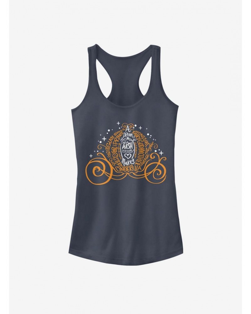 Disney Cinderella Classic Pumpkin Girls Tank $9.96 Tanks