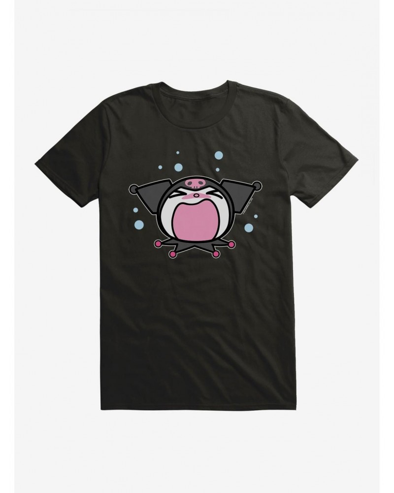 Kuromi Screaming T-Shirt $8.03 T-Shirts