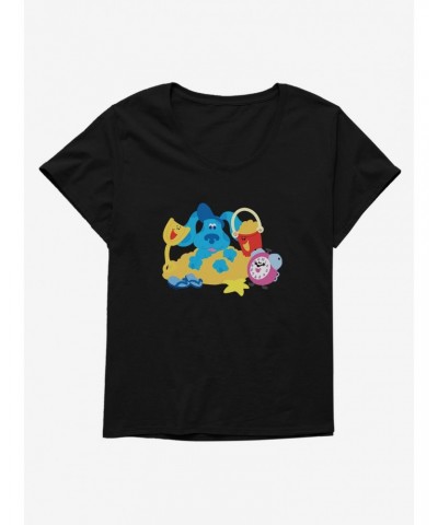 Blue's Clues Group Beach Day Girls T-Shirt Plus Size $10.40 T-Shirts