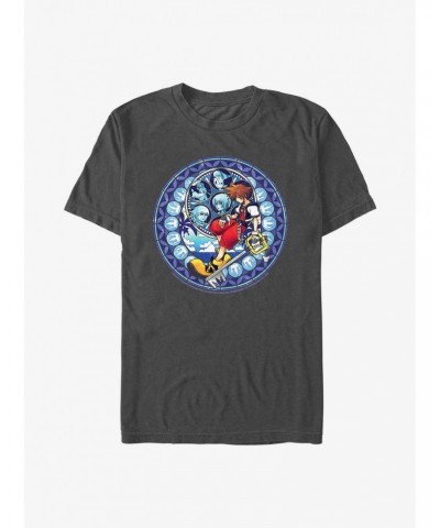 Disney Kingdom Hearts Stained Glass Sora T-Shirt $8.22 T-Shirts