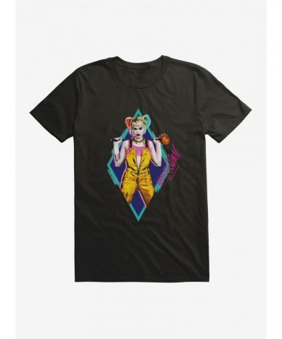 DC Comics Birds Of Prey Harley Quinn Neon Diamond T-Shirt $6.88 T-Shirts