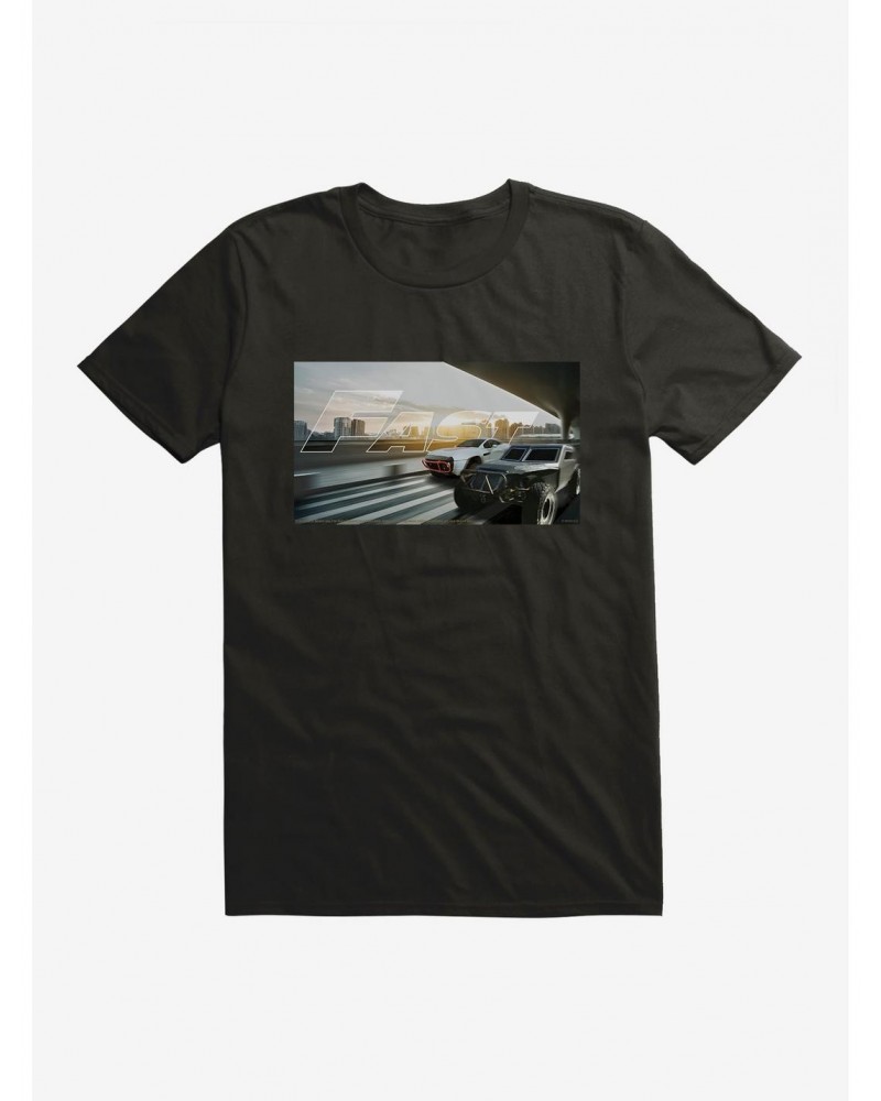 Fast & Furious Highway Scenery Art T-Shirt $5.74 T-Shirts