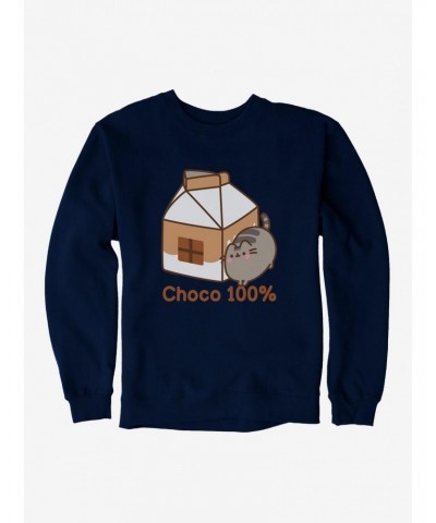 Pusheen Sips Choco 100 Percent Sweatshirt $9.74 Sweatshirts