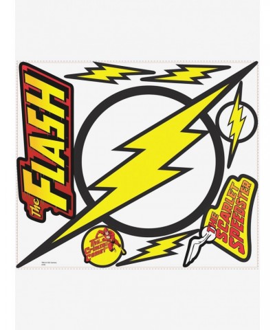 DC Comics The Flash Classic Logo Peel And Stick Giant Wall Decals $6.62 Decals