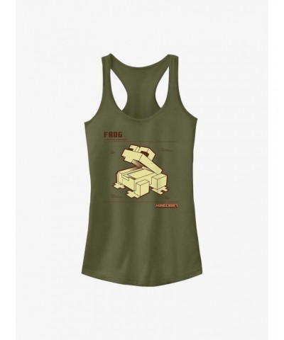 Minecraft Frog Schematic Girls Tank $6.77 Tanks