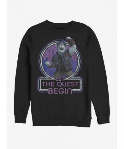 Disney Pixar Onward Begin Quest Crew Sweatshirt $10.85 Sweatshirts