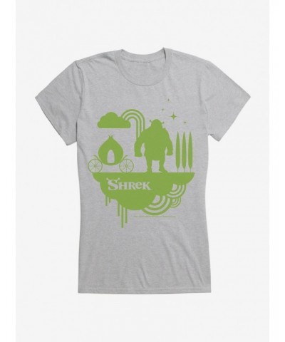 Shrek Onion Carriage Outline Girls T-Shirt $7.77 T-Shirts