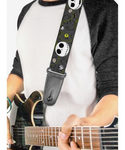 The Nightmare Before Christmas Jack Expressions Halloween Guitar Strap $9.71 Guitar Straps