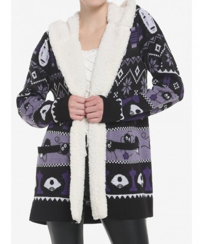 Her Universe Studio Ghibli Spirited Away Fair Isle Sherpa Girls Open Cardigan $23.60 Cardigans