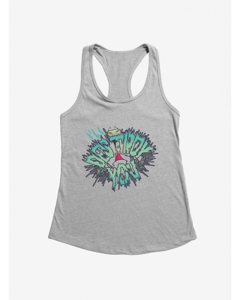 Invader Zim Destroy You Girls Tank $6.57 Tanks