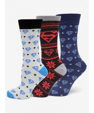 DC Comics Superman 3 Pair Sock Gift Set $23.96 Gift Set