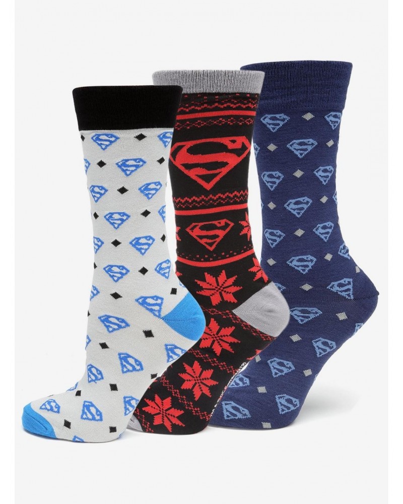 DC Comics Superman 3 Pair Sock Gift Set $23.96 Gift Set