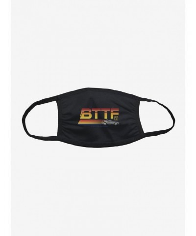 Back To The Future BTTF Rainbow Script Face Mask $5.96 Masks