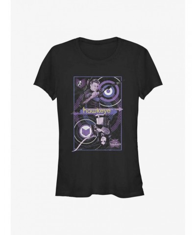 Marvel Hawkeye King Of Arrows Girls T-Shirt $7.57 T-Shirts