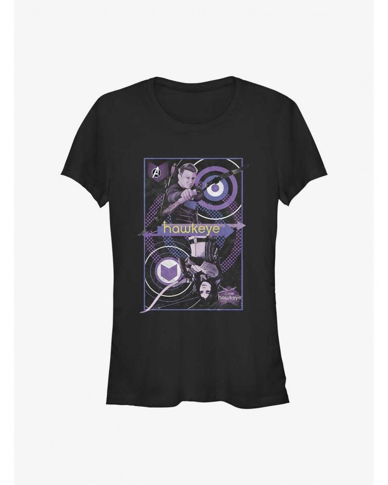 Marvel Hawkeye King Of Arrows Girls T-Shirt $7.57 T-Shirts