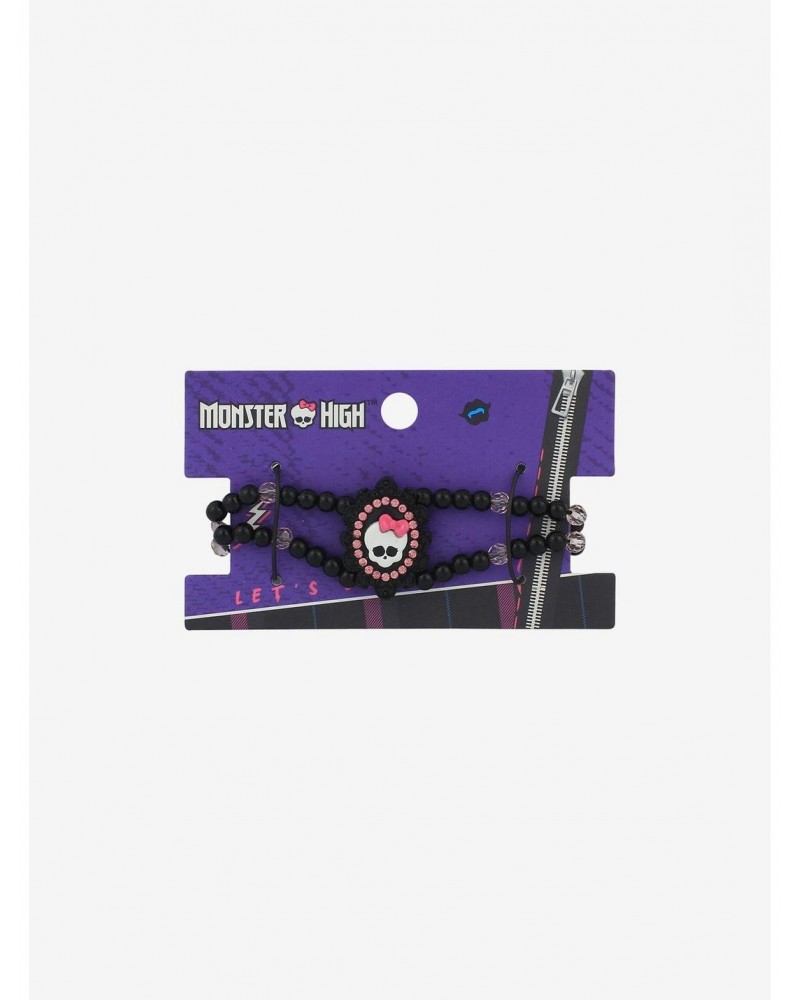 Monster High Skullette Beaded Bracelet $6.06 Bracelets