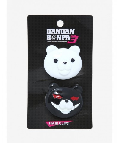 Danganronpa 3: The End Of Hope's Peak High School Monokuma Hair Clip Set $4.01 Clip Set