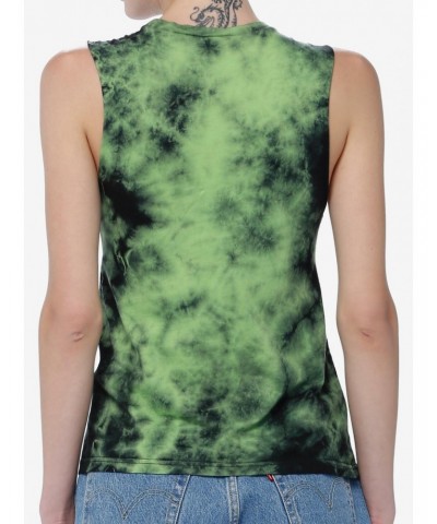 Beetlejuice Bio-Exorcist Tarot Card Tie-Dye Girls Muscle Tank Top $6.37 Tops