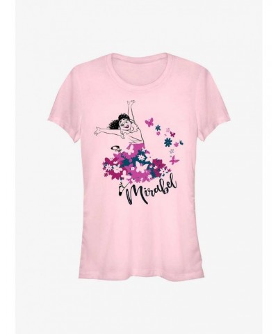 Disney Encanto Mirabel Butterfly Girl's T-Shirt $11.95 T-Shirts