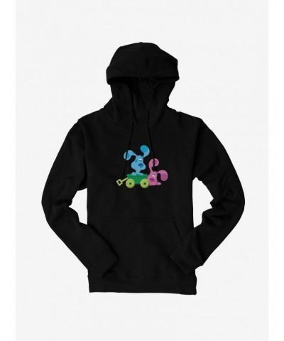 Blue's Clues Magenta And Blue Wagon Ride Hoodie $13.47 Hoodies