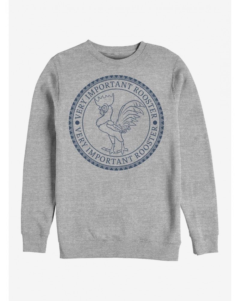 Disney Moana Hei Hei Badge Crew Sweatshirt $9.15 Sweatshirts