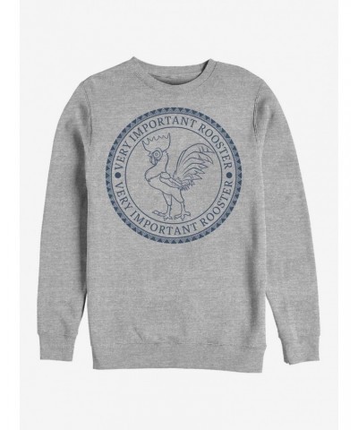 Disney Moana Hei Hei Badge Crew Sweatshirt $9.15 Sweatshirts