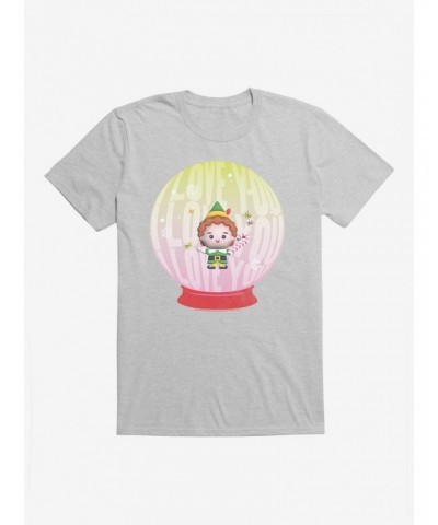 Elf I Love You Snowglobe T-Shirt $10.28 T-Shirts