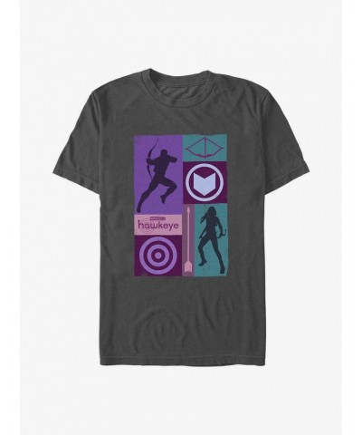 Marvel Hawkeye Icon Boxes T-Shirt $9.56 T-Shirts