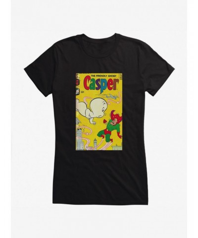 Casper The Friendly Ghost Superhero Comic Cover Girls T-Shirt $12.45 T-Shirts