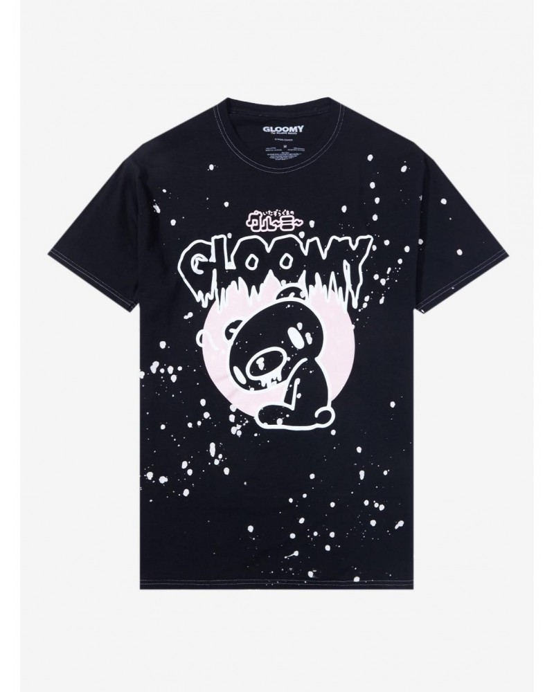 Gloomy Bear Acid Wash Boyfriend Fit Girls T-Shirt $8.34 T-Shirts