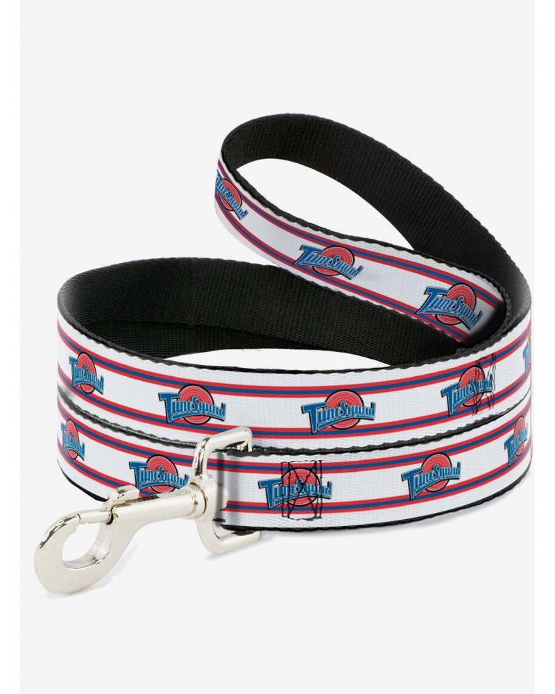 Space Jam Tune Squad Logo Stripe White Red Blue Dog Leash 6 Ft $10.53 Scenes