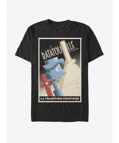 Disney Pixar Ratatouille La Tradition Poster T-Shirt $7.27 T-Shirts