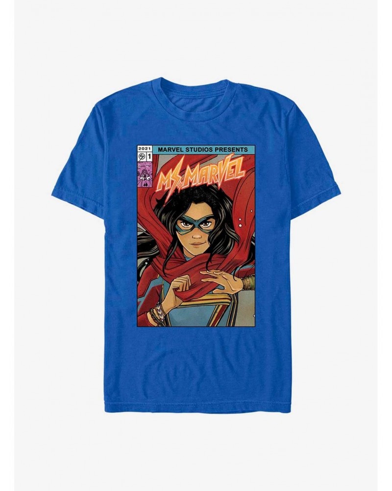 Marvel Ms. Marvel Comic Cover T-Shirt $5.93 T-Shirts