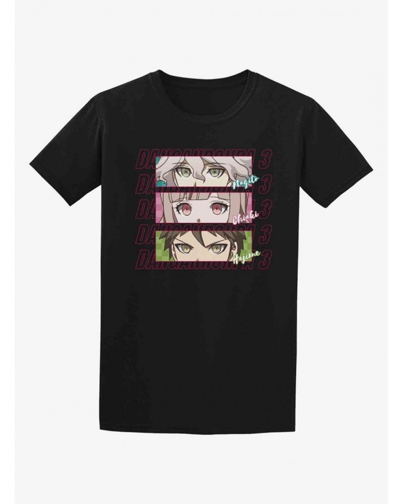 Danganronpa 3: The End Of Hope's Peak High School Trio Eyes T-Shirt $8.13 T-Shirts