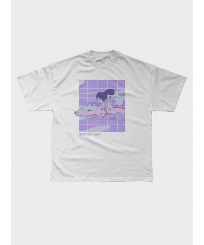 Studio Ghibli Spirited Away Flying Boyfriend Fit Girls T-Shirt $8.76 T-Shirts