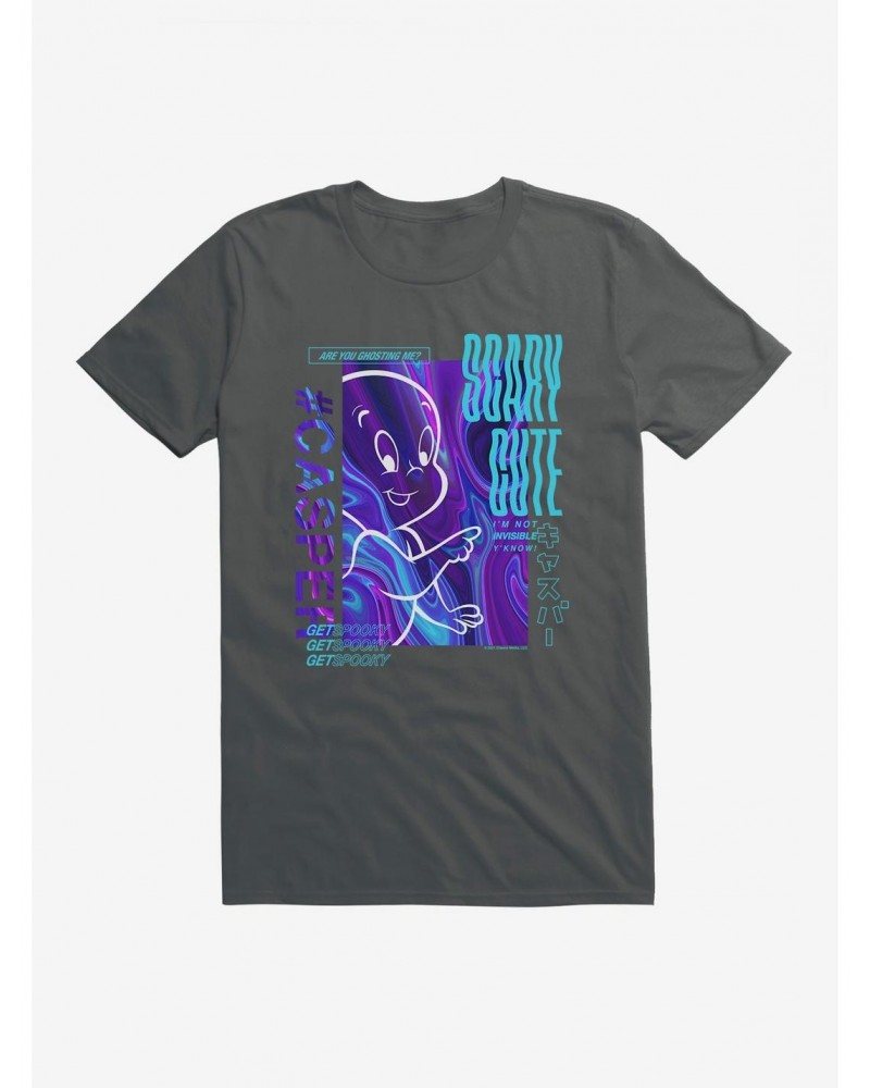 Casper The Friendly Ghost Virtual Raver Scary Cute T-Shirt $11.71 T-Shirts